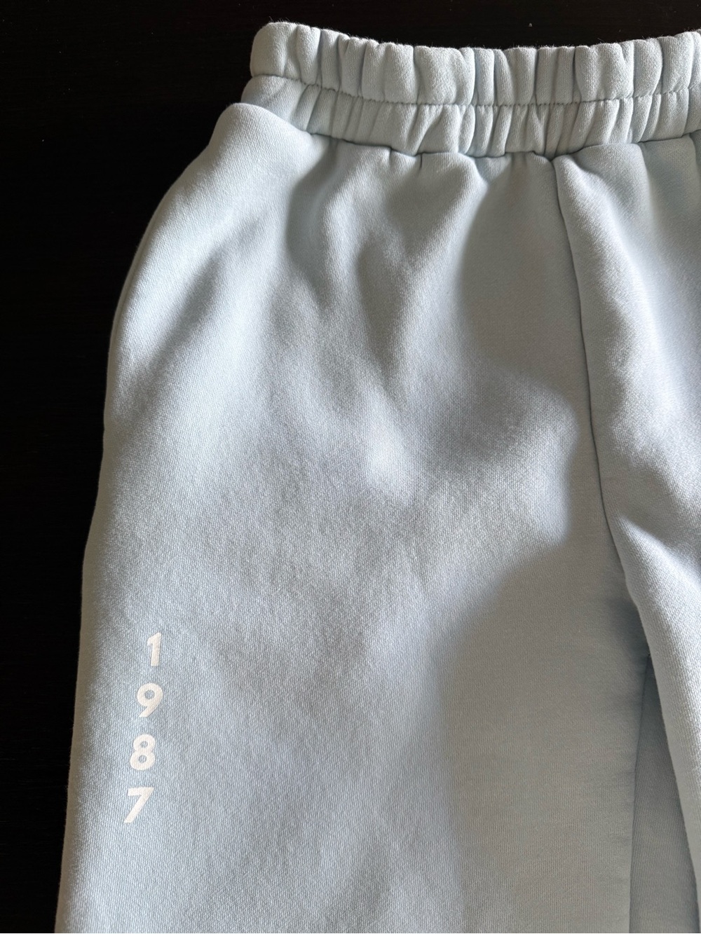 1987 Light Blue Hoodie & Wide Leg Sweatpants Set - Picture 7 of 12
